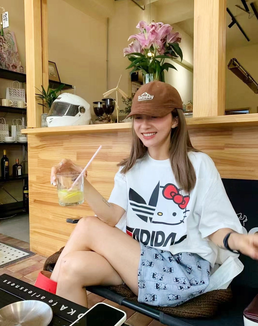 Korean Streetwear Brand IUNN IUNN Cotton Casual Tee