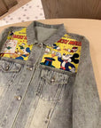 Mickey X Balenciaga Washed Denim Jacket