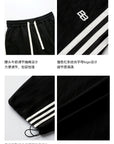 American-Style Striped Eco Cotton Drawstring Lounge Pants