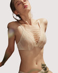 Sexy Lace Push-Up Lingerie with Criss-Cross Straps