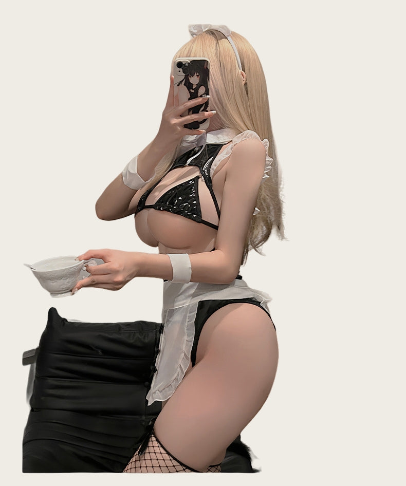 Flirty Maid Lingerie Multi-Piece Set