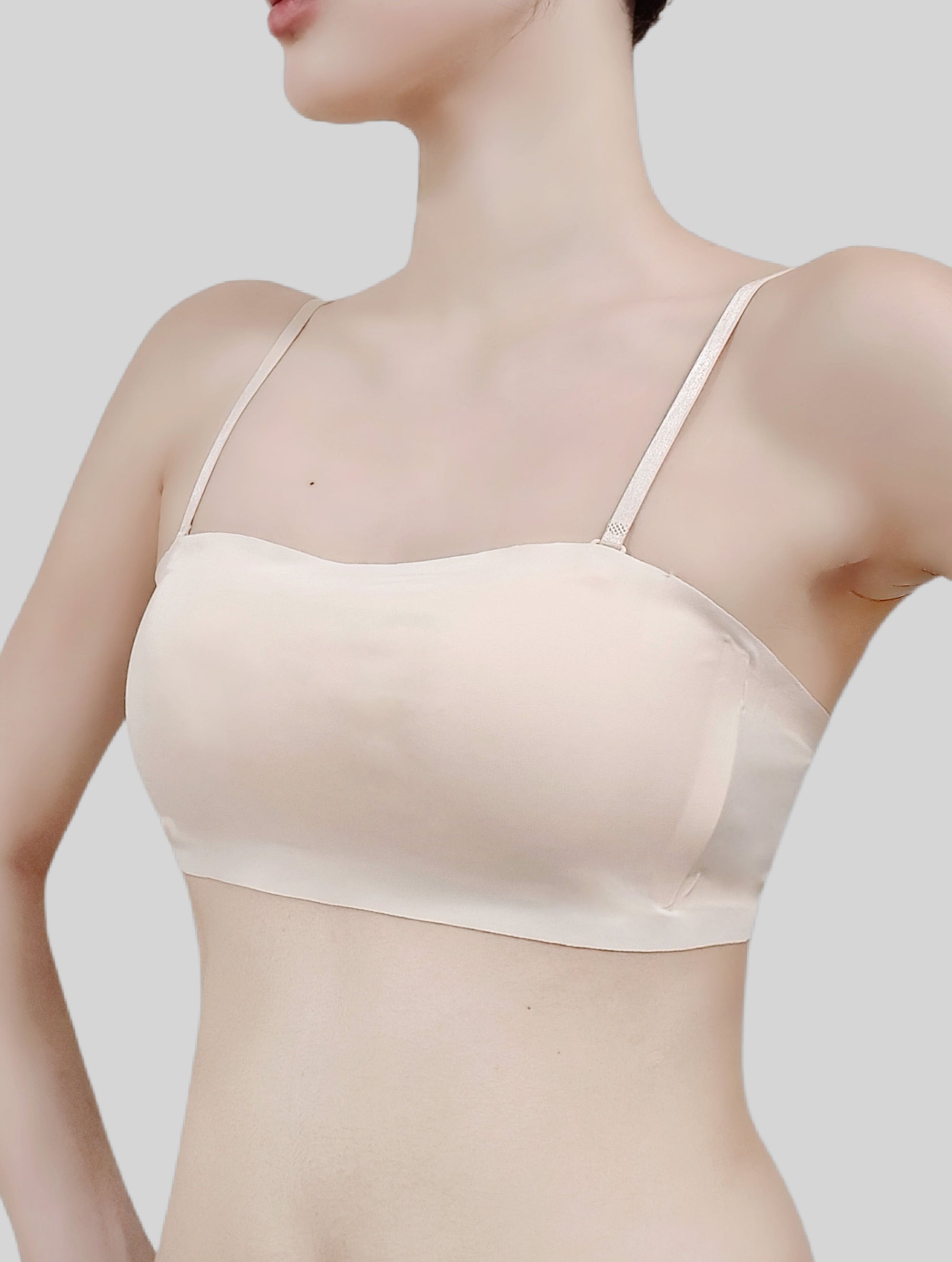 The New Style Seamless Bandeau Bra (No Panties) that Stays in Place No Matter How You Move