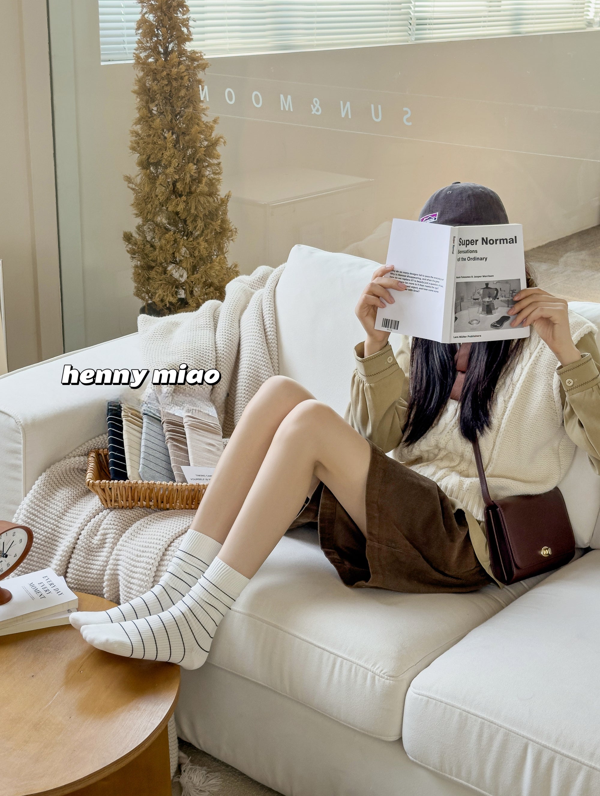 Korean Retro Mid-High Slouch Socks (3-Pack)