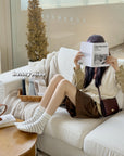 Korean Retro Mid-High Slouch Socks (3-Pack)