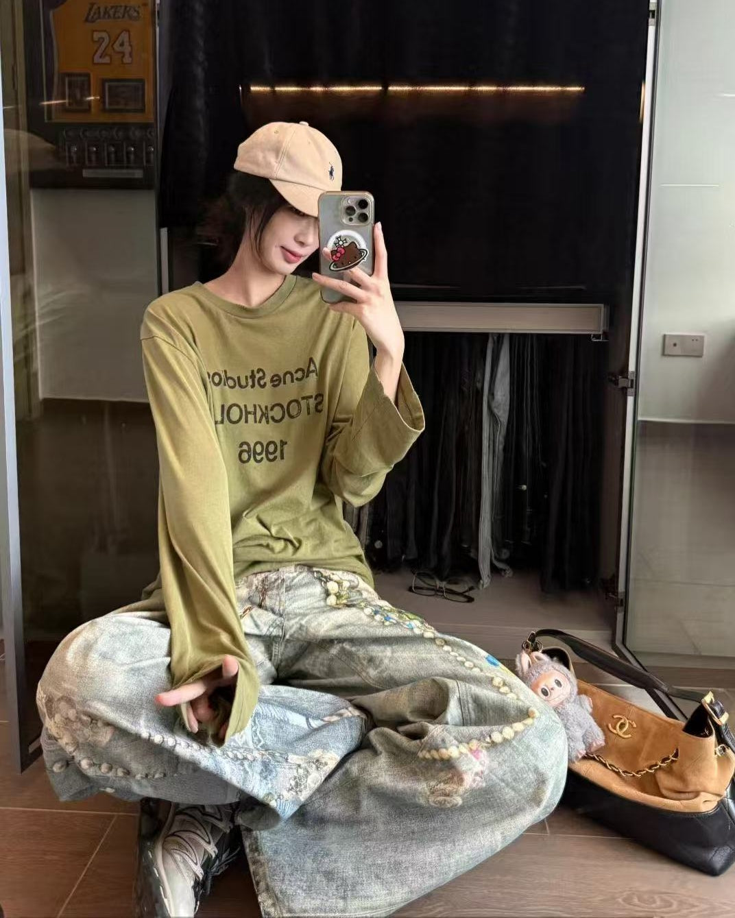Streetwear ACN* Straight-Leg Jeans