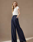 Old Money High-Waisted Wide-Leg Jeans
