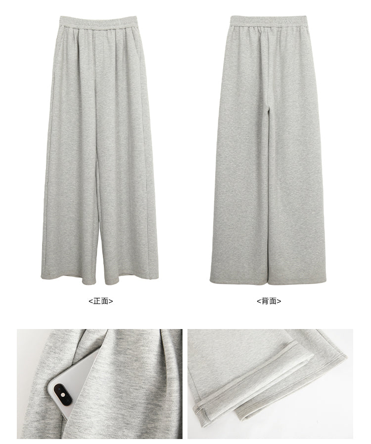 Ultra-Warm Thickened Wide-Leg Pants