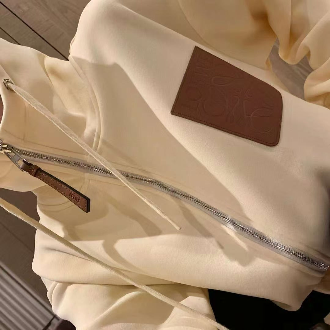 Fleece-Lined Thickened Hoodie