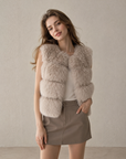 Premium Faux Fox Fur Eco Vest