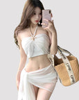 Fairy-Style Alluring 3-Piece Swimsuit Set