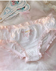 Japanese Lolita Flounces Cotton Underwear (2 Pieces)