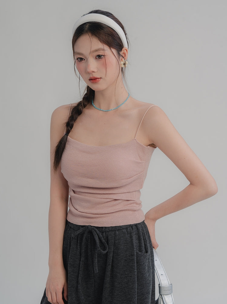 Sheep Wool Camisole with Built-In Pads