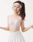 Shockproof Breathable Girls' Developmental Underwear(2-Pack white+pink)