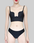 Super Push-Up Deep V-Cup Backless U-Cup Bra
