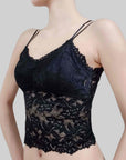 Swallowtail Butterfly Lace Backless Bra