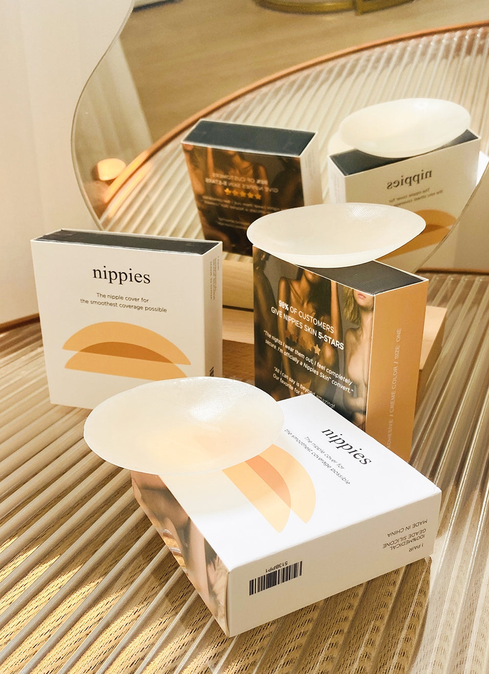 Upgraded Nippies Silicone Invisible Ultra-Thin Breast Stickers
