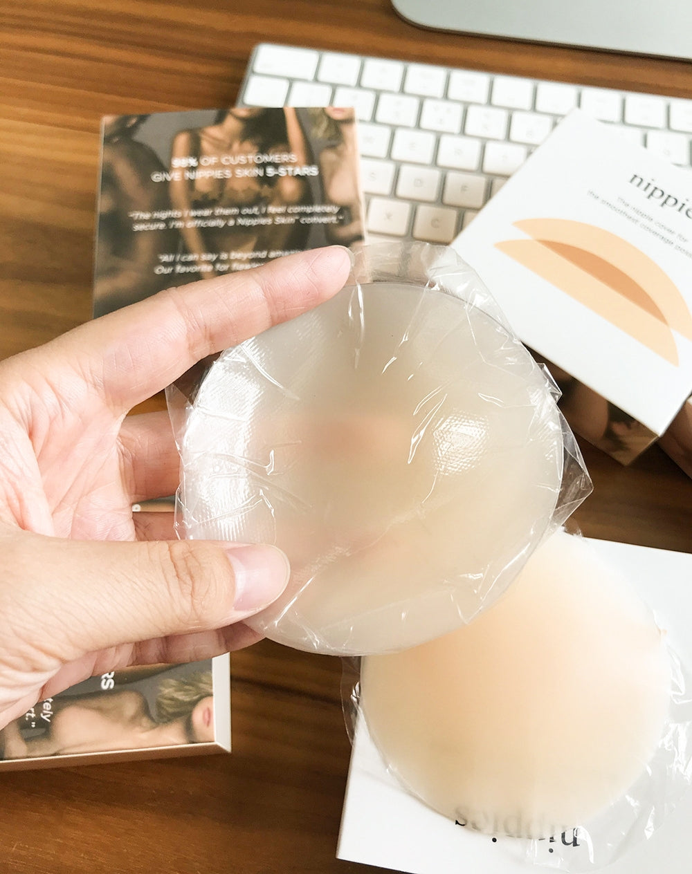 Upgraded Nippies Silicone Invisible Ultra-Thin Breast Stickers