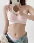 CALNIKEAN Anti-Gravity Milk Silk Breathable Lingerie Set