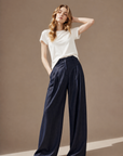 Old Money High-Waisted Wide-Leg Jeans