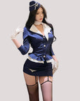 Two-Tone Collar Flight Attendant Set