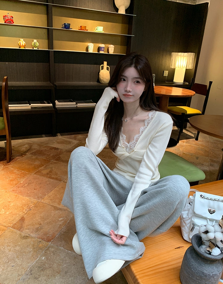 Ultra-Warm Thickened Wide-Leg Pants
