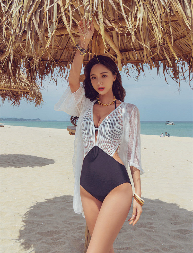 Sexy One-Piece Swimsuit 3 Pieces