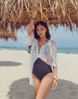 Sexy One-Piece Swimsuit 3 Pieces