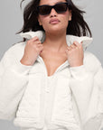 Shearling Patchwork Flight Jacket