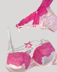 Dopamine French Lace Satin Lingerie