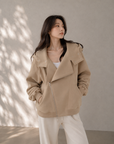 380G Double-Sided Air Layer Oversized Jacket