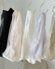 Ice Silk Sexy Lace Pure Desire Mesh Heart Panties (BEIGE)