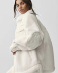 Sherpa Collar Mid-Length Coat