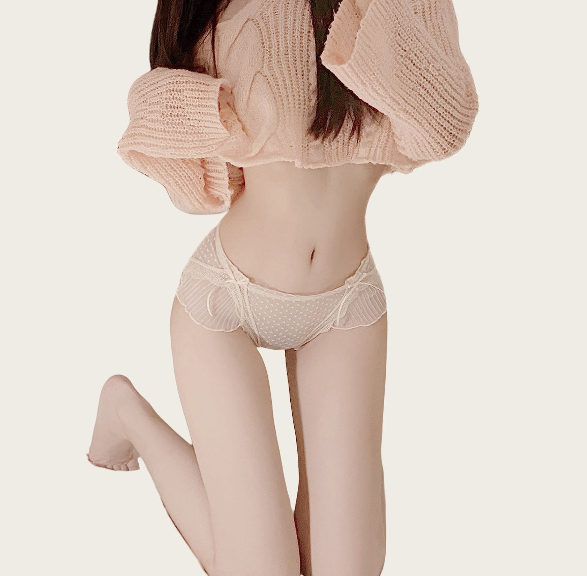 Japanese Sweet & Sexy Lace Mid-Rise Panties