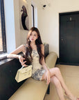 Satin Leopard Print Top