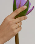 Iced Sugar 18K Gold-Plated Ring