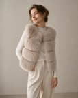 Premium Faux Fox Fur Eco Vest