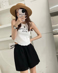 Embroidered Letter Vest
