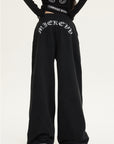 Dark Aesthetic Fleece-Lined Chrome Hearts-Inspired Set