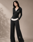 Rhinestone Cross Hoodie Lounge Set