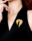 Vintage Retro Wing Brooch Pin