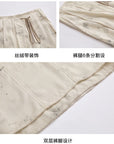 Ink Abstract Art Printed Wide-Leg Pants