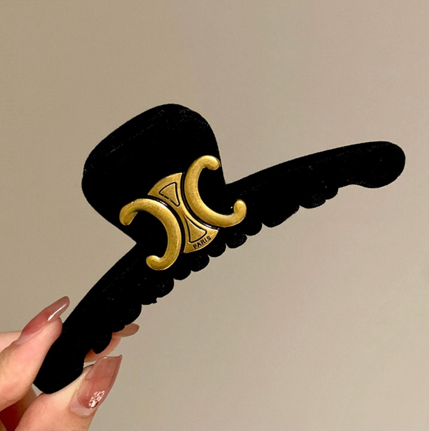 Velvet Vintage Hair Clip