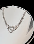 Titanium Steel Personalized Heart Necklace