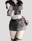 Sexy Bodycon Police Costume Set (Includes Pantyhose)