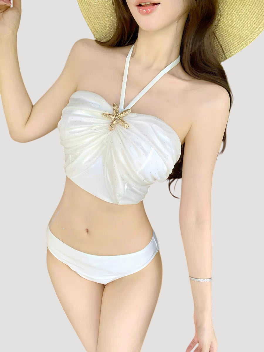Fairy-Style Alluring 3-Piece Swimsuit Set