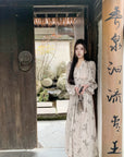 French Jacquard Dress Set with Slip Lining (2-Piece)