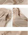 Upgraded Acetate High-Waist Tassel Wide-Leg Pants in Modern Chinese Style