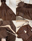 Lucury Full Backless Dress