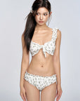 Fresh Floral French Cottage Style Bikini Set – 4 Pieces