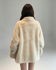 Luxury Faux Mink Fur Jacket